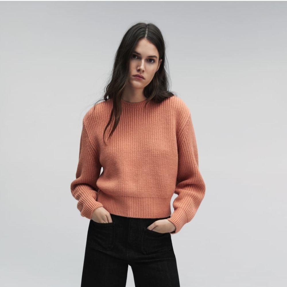 Zara Coral Sweater